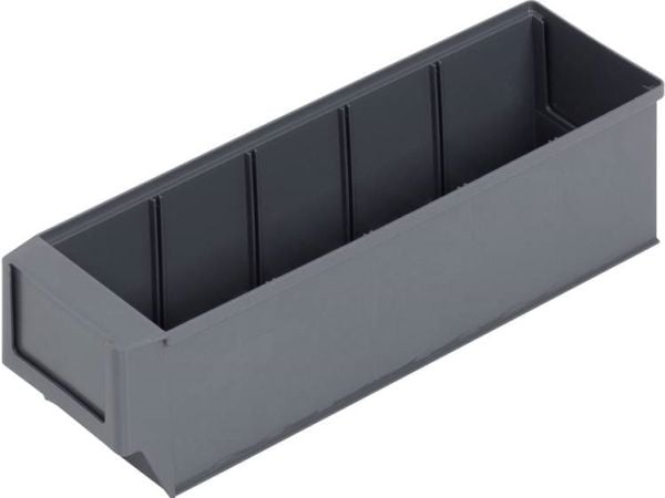 Alutec oppbevaringsbokser (L x B x H) 300 x 91 x 81 mm mørkegrå 1 stk.