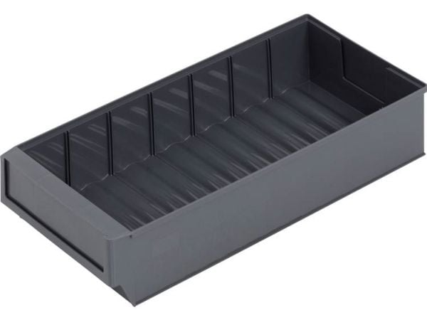 Alutec 66030 Opbevaringskasse (L x B x K) 400 x 183 x 81 mm Mørkegrå 1 stk