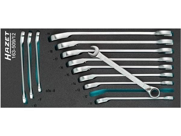 Hazet 163-509/12 163-509/12 Set med kombinationsnycklar