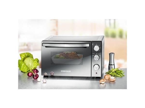 Rommelsbacher BGS 1500, 30 l, Svart, Sølv, Rotasjon, 120 min, Glass, 230 V