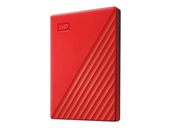 Western Digital My Passport, 2000 GB, 2.5", 3.2 Gen 1 (3.1 Gen 1), Punainen