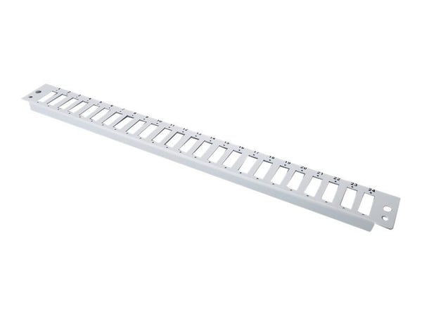 DIGITUS 24x SC Duplex - Modulpanel for fiberoptikkspleisebokser - lysegrå, RAL 7035 - 1U - 24 porter