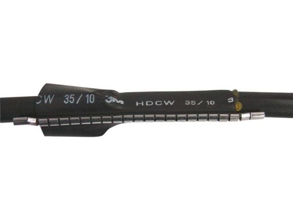 3M HDCW-80/25-500, Lämpökutisteputki, Musta, 50 cm, 9,3 cm, 1 kpl, 2,5 cm