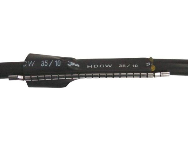 3M HDCW-80/25-250, Lämpökutisteputki, musta, 25 cm, 9,3 cm, 1 kpl, 2,5 cm