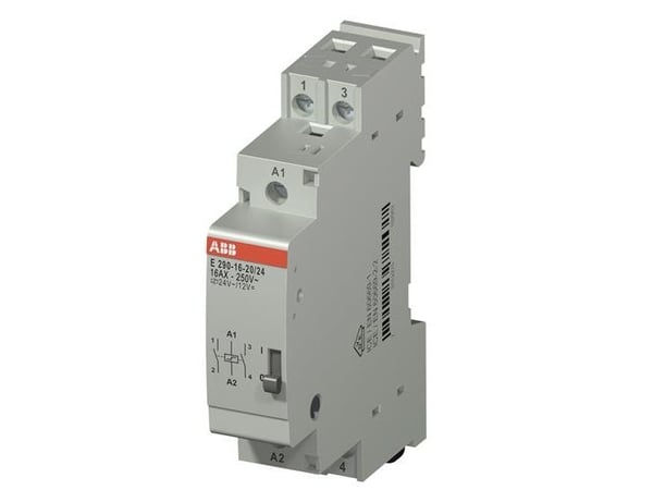 ABB E290-16-20/24, Grå, WEEE, 250 V, 50 hz, 16 A, 18 x 62 x 85 mm