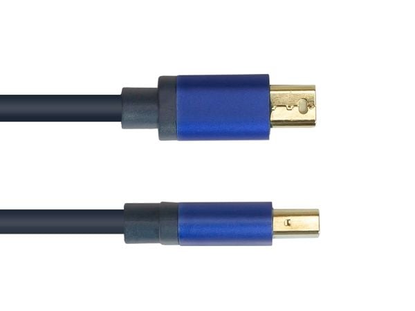 Alcasa 4824-SF010B, 1 m, DisplayPort, Mini DisplayPort, Hankjønn, Hankjønn, 7680 x 4320 piksler