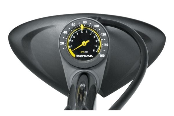 Topeak JoeBlow Max HP gul gulvluftpumpe