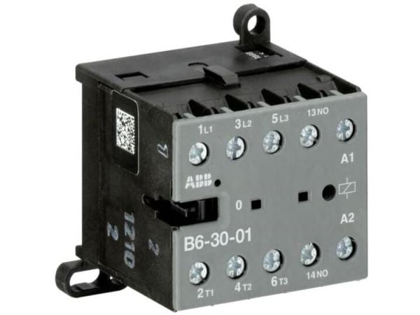 ABB Minikontaktori 4kW, 400V AC, 9A AC33-napainen, 1NC, ohjausjännite 230V AC 40-450Hz