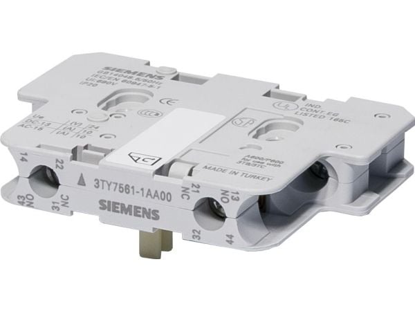 Siemens 3 TY 7561-1 AA00 Apukosketinlohko 1 kpl 1 kpl