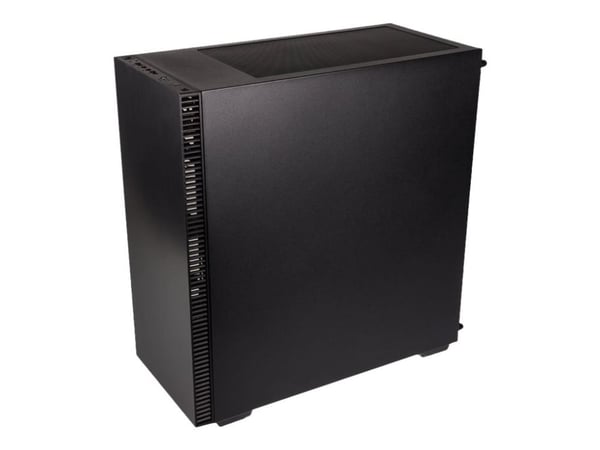Kolink Stronghold - Tower - utökad ATX - genomskinlig sidopanel (härdat glas) - ingen strömförsörjning (ATX) - svart - USB/ljud