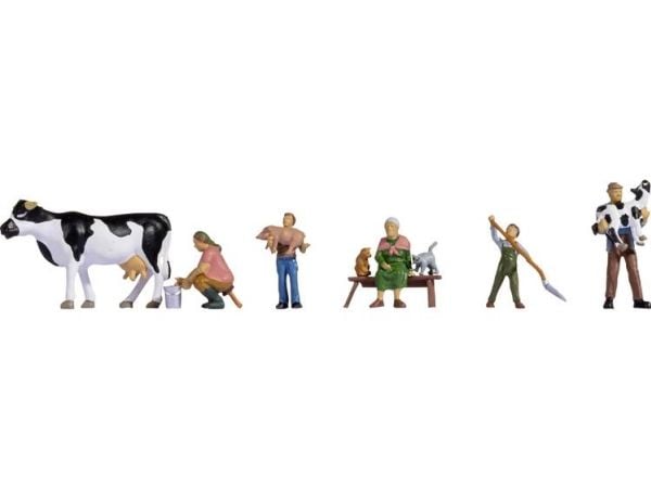 NOCH Farmer Family, HO (1:87), Flerfarget