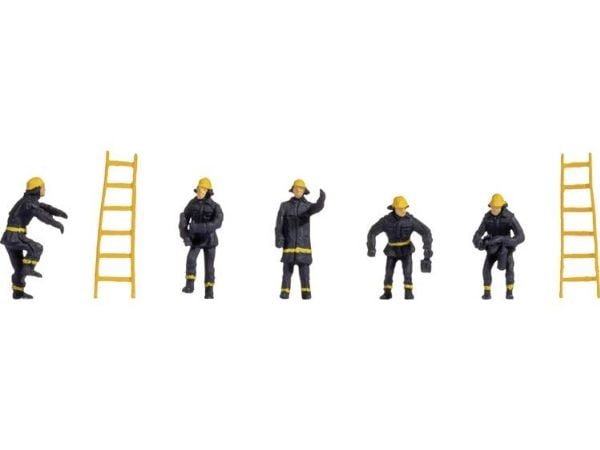 NOCH Fire Brigade, HO (1:87), Svart, Röd, Gul