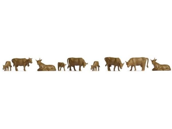 NOCH Cows, Brown, N (1:160), Ruskea