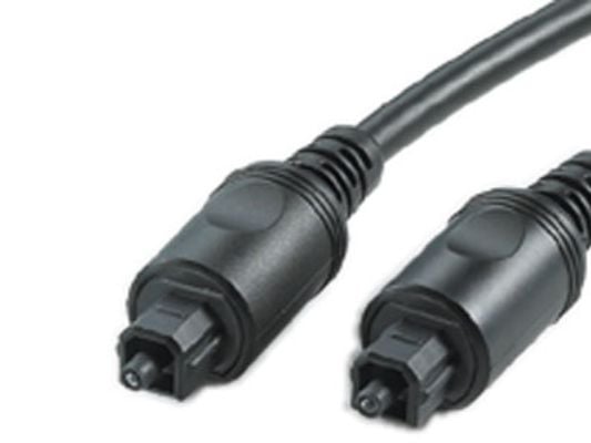 VALUE 11.99.4382, Toslink, Hankjønn, Toslink, Hankjønn, 2 m, Sort