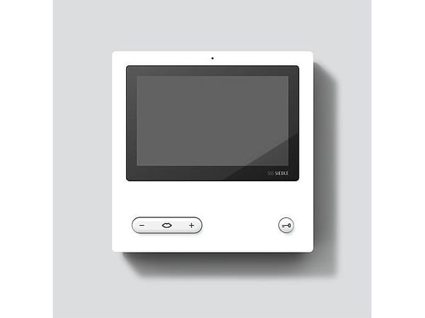Siedle BVPC 850-0 W, 17,8 cm (7"), Knapper, Hvit, Berøringskontroll, Innendørs, 4 GB