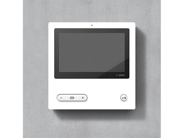 Siedle BVPC 850-0 W, 17,8 cm (7"), Knapper, Hvit, Berøringskontroll, Innendørs, 4 GB