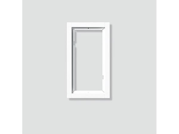 Siedle KR 611-2/1-0 SM, Ram, Silver, Siedle, Gjuten aluminium, Yta, 131 mm