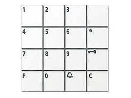 Siedle COM 611-02 W, Keypad, Vit, Siedle, 140 mA, 99 mm, 27 mm