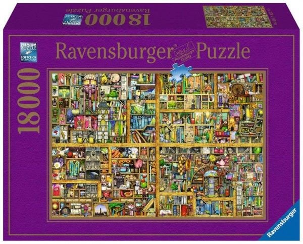 Ravensburger Colin Thompson Bookshelf, 18000 stykker, Fantasi, 14 år