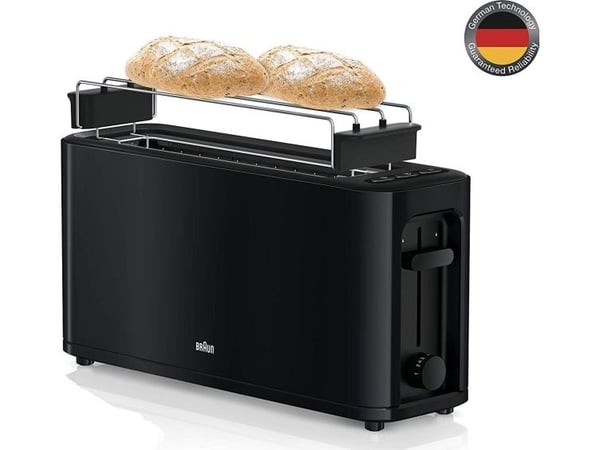 Braun PurEase HT3110BK - Brödrost - 1 Kortplatser - svart