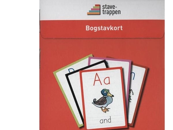Stavtrappen, bokstavkort | Språk: und