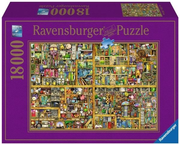 Ravensburger Colin Thompson Bookshelf, 18000 stykker, Fantasi, 14 år