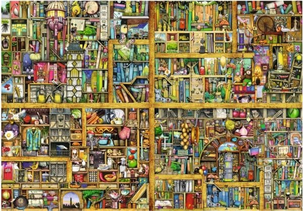Ravensburger Colin Thompson Bookshelf, 18000 stykker, Fantasi, 14 år