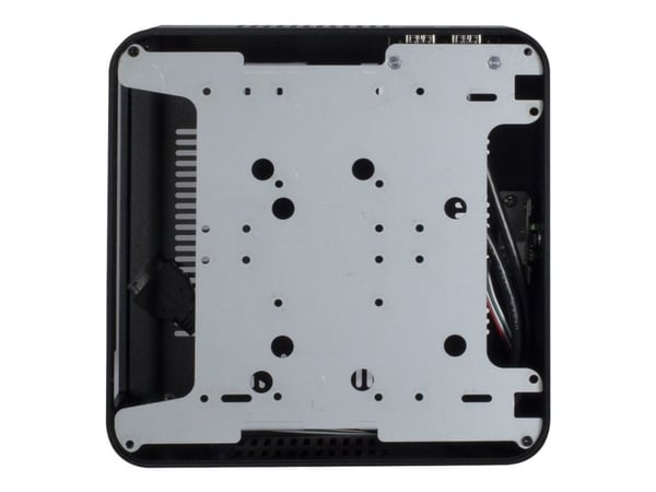 Inter-Tech A80 - Tower - ITX - strömadapter 60 Watt - svart - USB