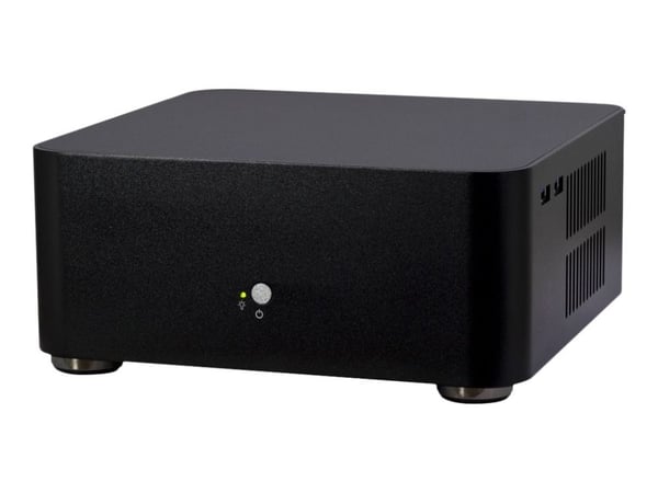 Inter-Tech A80 - Tower - ITX - strömadapter 60 Watt - svart - USB