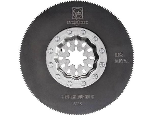 FEIN 63502097220, Sagblad, Messing, Bronse, Plast, Tre, Høy-Hastighets Stål (HHS), 8,5 cm, 2 stykker