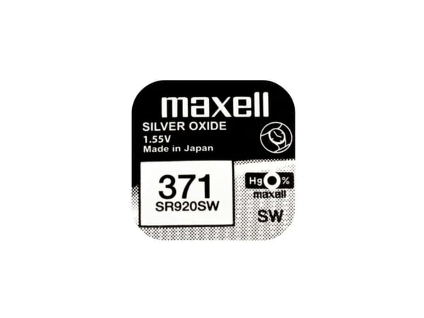 Maxell SR 920SW - Akku 1 x SR920SW - Zn/Ag2O