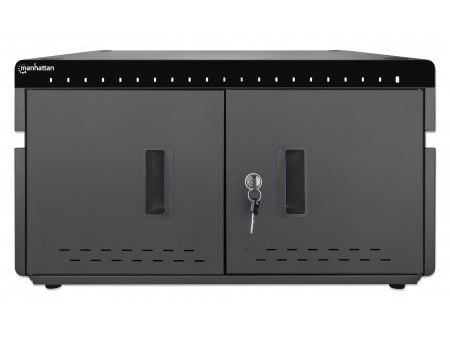 Manhattan 715959, Kabinett for håndtering av bærbare enheter, Svart, Bord, 2,2 cm, 26,4 cm, 23,5 cm
