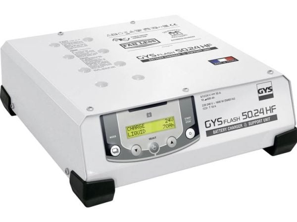 GYS FLASH 50.24 HF 029095 automatisk lader 6 V, 12 V, 24 V 50 A