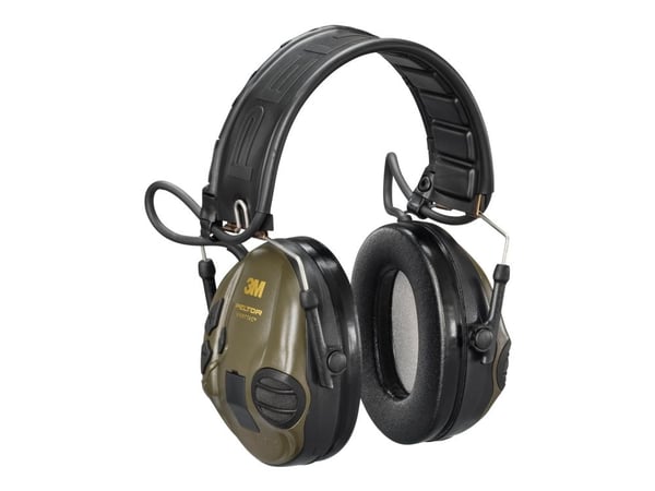 3M Peltor SportTac MT16H210F-478-GN - Hodetelefoner - full størrelse - kablet - oransje, olivengrønn