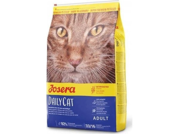 Josera DailyCat, Adult, Fjærfe, 10 kg