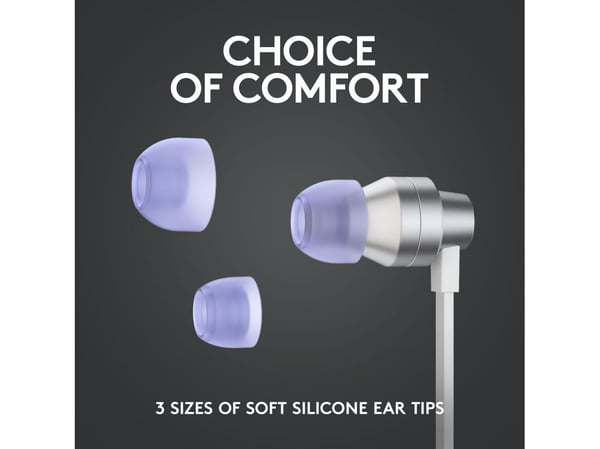 Logitech G G333 In-ear Gaming Headphones, White