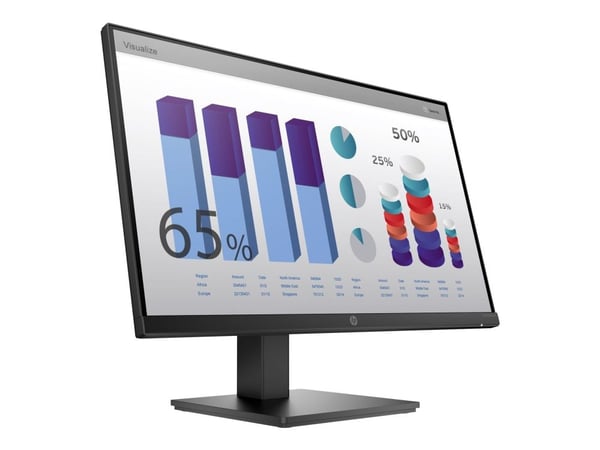 HP P24q G4 – P-sarja – LED-näyttö – 23,8" - 2560 x 1440 QHD @ 60 Hz - IPS - 250 cd/m² - 1000:1 - 5 ms - HDMI, VGA - musta