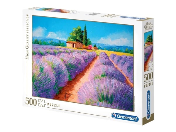 Clementoni High Quality Collection - Lavender Scent - puslespill - 500 deler Clementoni High Quality Collection - Lavender Scent - puslespill - 500 deler