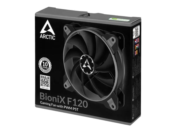 ARCTIC BioniX F120 PWM PST - Insert tuulettimella - 120 mm - harmaa - harmaa