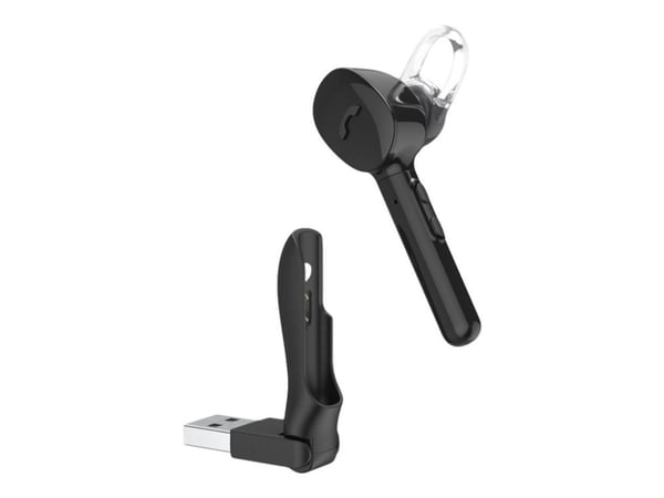 Hama Essential Line "MyVoice1300" - Headset - inuti örat - Bluetooth - trådlös - aktiv brusradering - svart
