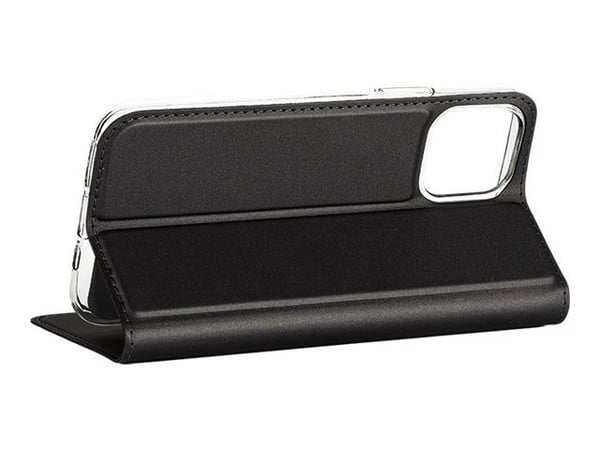 X-Shield - Lommebok for mobiltelefon - polyuretanlær - svart - for Apple iPhone 11 Pro