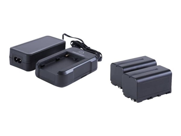 Atomos Power Kit - Batterilader + AC-strømadapter + batteri - 5200 mAh - 1 x batterier lader - for Ninja Blade, Flame, Inferno; Shogun Flame, Inferno