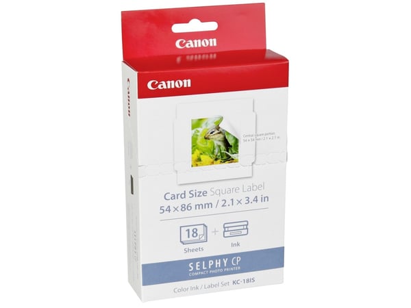 Canon 7429B001, Valkoinen, Mustesuihku, 54 x 86 mm
