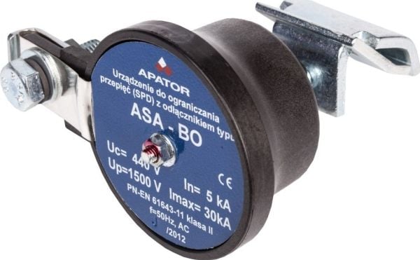Apator Ylijännitesuoja A 440V 5kA ASA 440-5BO+D+K /erotuskytkimellä/ 63-930218-021 - 63-930218-021 - 63-930218-021