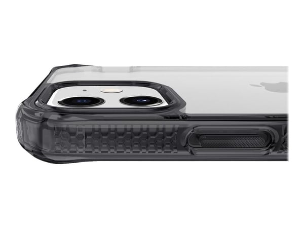 ITSKINS HYBRID CLEAR cover iPhone 12 mini. Black and Transparent