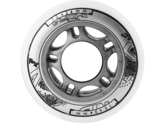 Nils Extreme PU 70x24 mm 82A hvite hjul (4 stk.) (16-30-008) Nils Extreme PU 70x24 mm 82A hvite hjul (4 stk.) (16-30-008)