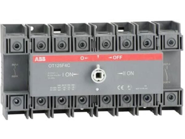 ABB OT125F4C lastfrånskiljare 4-polig 125A m. spak (1SCA105054R1001)