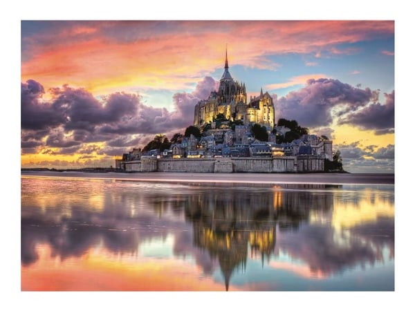 Clementoni High Quality Collection - The Magnificent Mont Saint-Michel - puslespill - 1000 deler