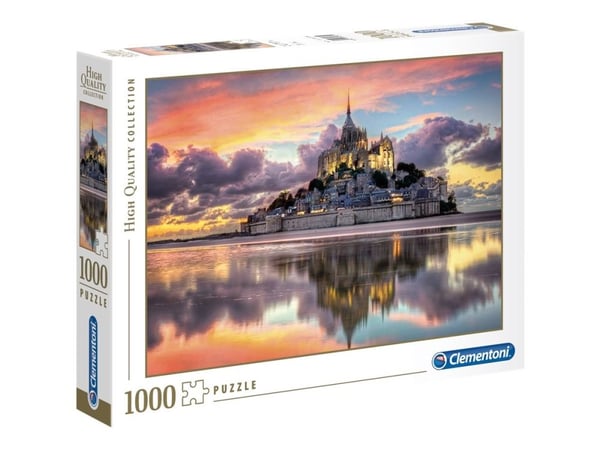 Clementoni High Quality Collection - The Magnificent Mont Saint-Michel - puslespill - 1000 deler Clementoni High Quality Collection - The Magnificent Mont Saint-Michel - puslespill - 1000 deler