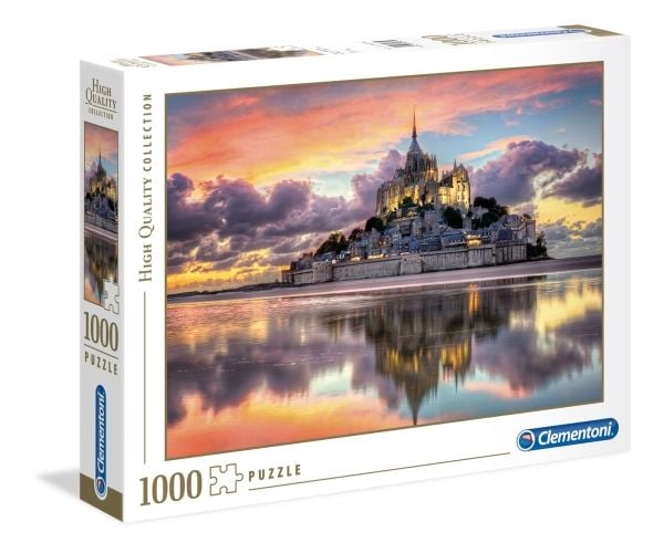 Clementoni High Quality Collection - The Magnificent Mont Saint-Michel - puslespill - 1000 deler